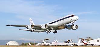 DC-8 Flying Laboratory Large Capacity, Long Range and
