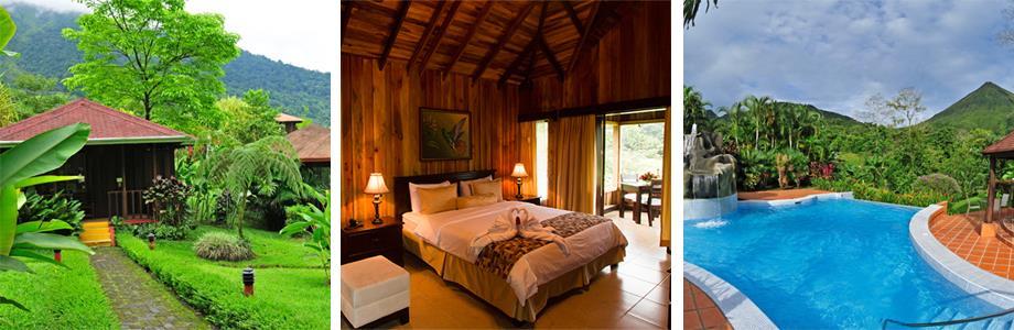Lomas del Volcan 1 x Standard Room on a Bed & Breakfast basis for 3-nights Set in stunning lush tropical gardens close to Arenal Volcano National Park, the Lomas del Volcan is perfectly situated for