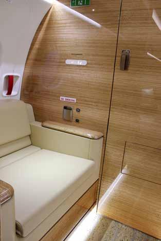 wide, the cabin of the Legacy 500 is the largest in its class.