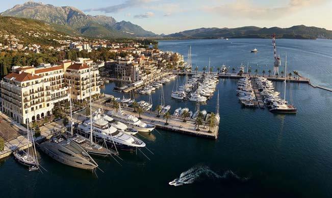 TOURISM ONGOING PROJECTS PORTO MONTENEGRO Investor: Investment Corporation of Dubai Investment value up to now: cca 450 mill Mixed used resort which includes luxury 5*hotel,