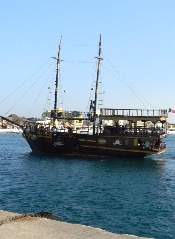 CARIBBEAN PIRATES LOBSTER DINNER CRUISE Travel back in time to the era of the pirates on board an old Spanish galleon, indulge yourself in a delicious lobster, steak or surf & turf dinner, sailing