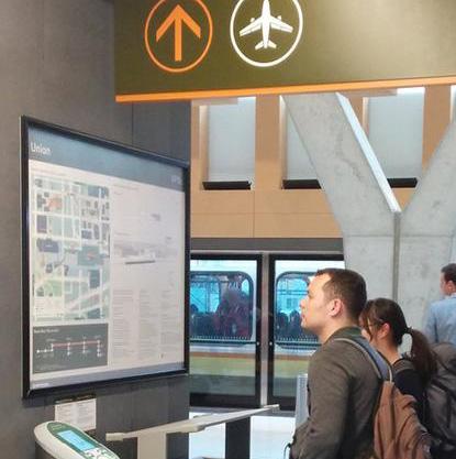 An effective wayfinding system connects places and enables people to move seamlessly from one transportation mode, wayfinding system or area to another.
