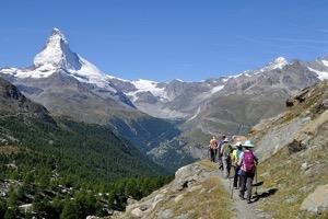 D A Y 6 AUGUST 22, THURSDAY We begin this morning with a ride up the Sunnegga Tunnel and then to the Blauherd platform where we'll take the Seenweg trail.