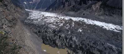 glaciers which used to cause mysterious outbursts in the past.