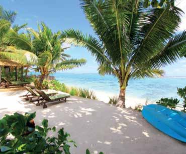 Rarotonga Moana Sands Beachfront Villas & Apartments From price based on 3 nights in a Studio Beachside Apartment, valid 1 Apr 17 31 Mar 18. From $ 195 * Titikaveka MAP PAGE 16 REF.