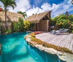Rumours Luxury Villas & Spa is located over two absolute beachfront locations in the Muri Beach area of Rarotonga.