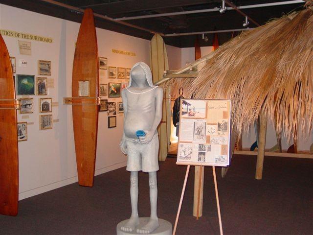 Artifacts and memorabilia of surfing legends both local and worldwide.