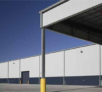 The warehouse features high internal clearance, a combination of recessed and on-grade loading docks and large awnings providing all-weather protection.