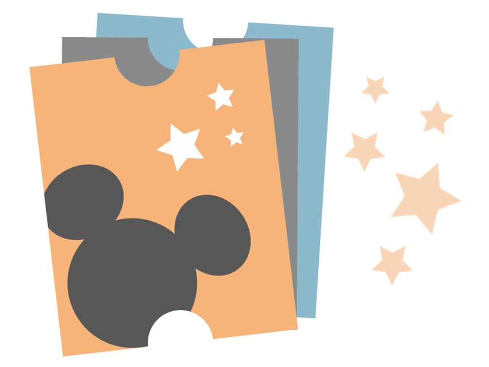 DISNEY TICKETS Included in your package is a 4-day Disney Starter ticket. This ticket allows entry to one Disney Theme Park per day.