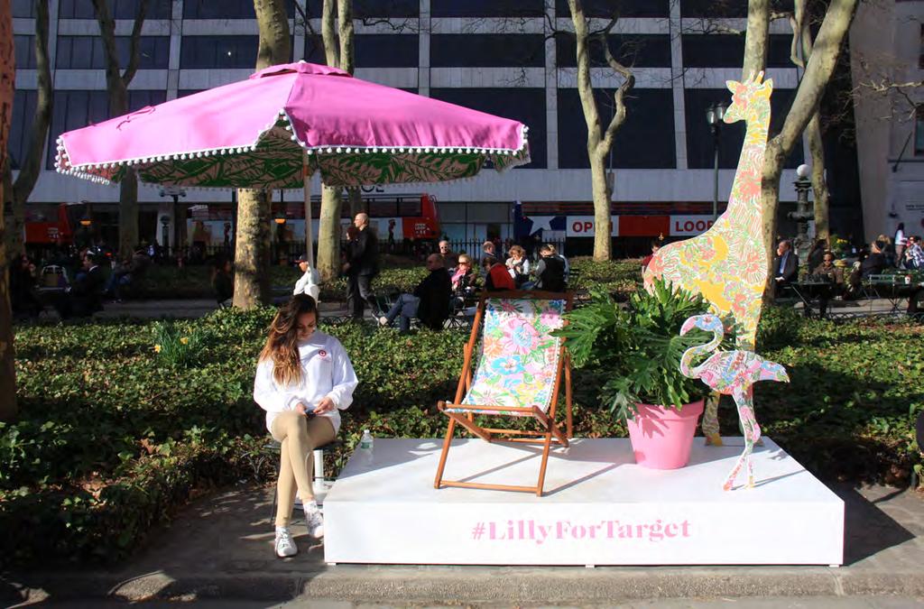 MEDIUM SCALE SPRING ACTIVATION LILY PULITZER FOR TARGET LAUNCH Fountain Terrace April 16, 2015 The Fountain