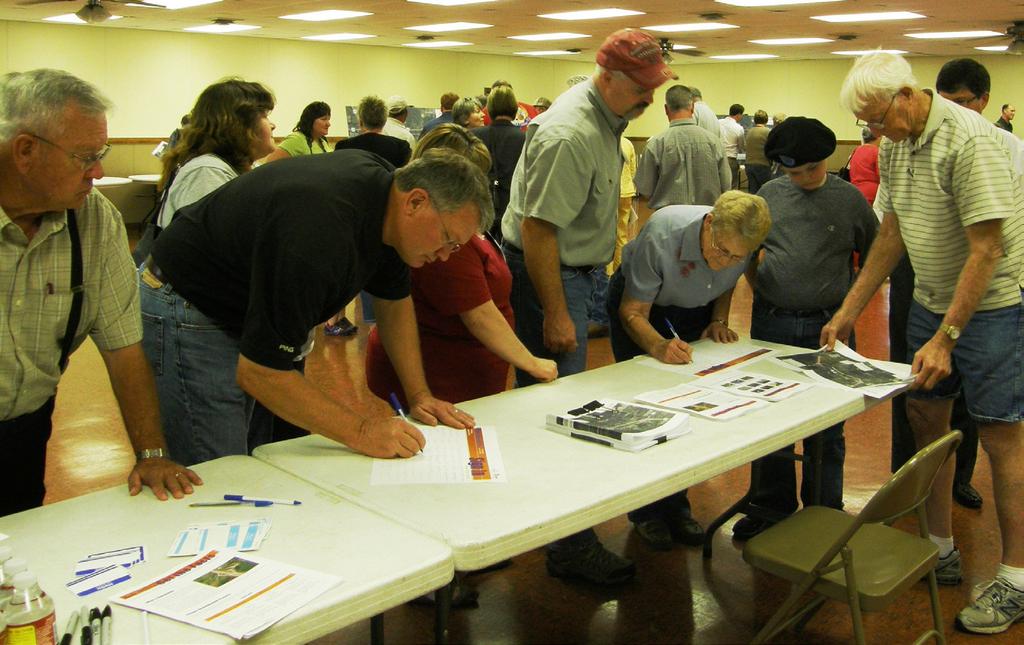U.S. 166 More than 100 stakeholders attend a public meeting in Baxter Springs on Sept. 27 for the U.S.166/400 expansion project. KDOT has allocated $38 million in construction funding toward the U.S. 166 expansion in Cherokee County.