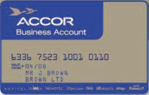 A wealth of choice Our Accor Business Account makes managing your hotel expenditure easy.