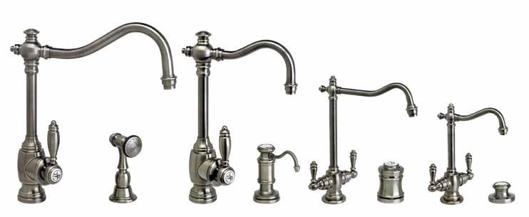 THE HISTORY OF WATERSTONE WATERSTONE FAUCET SUITES Over the course of time Waterstone has crafted six complete one of a kind Kitchen Suites of products.