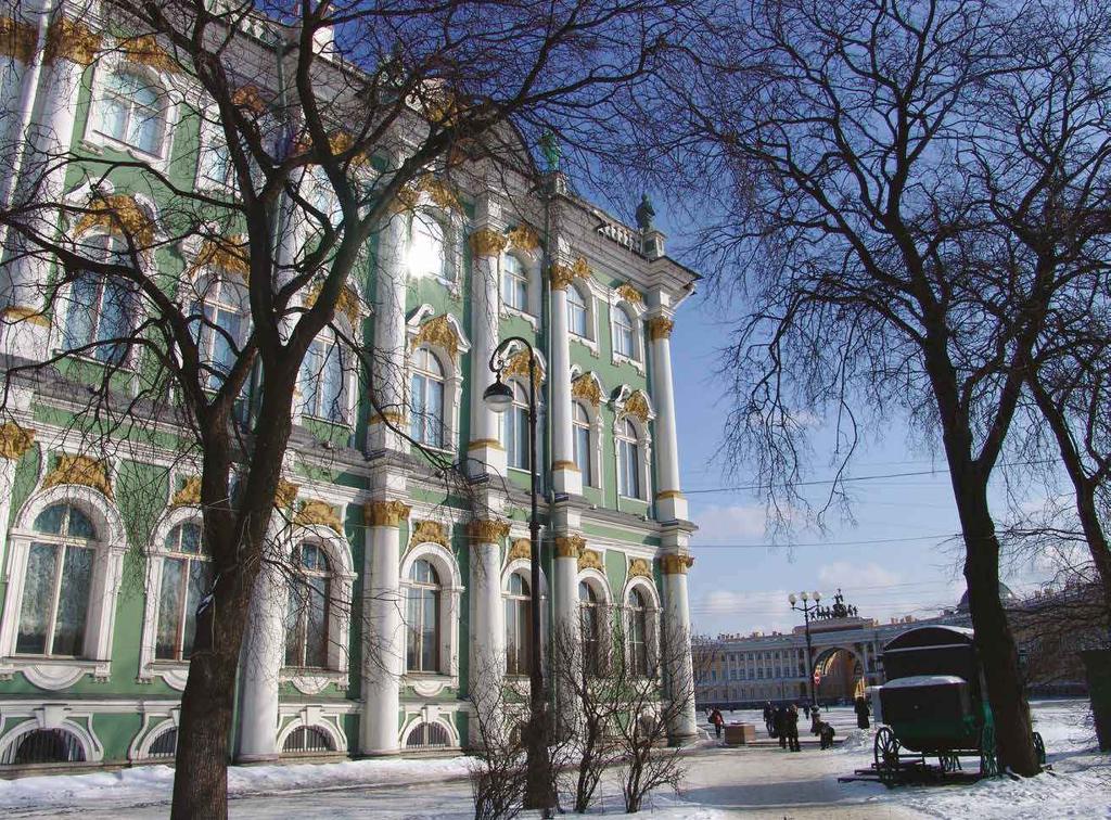 Voyages of a Lifetime by Private Train TM ARCTIC EXPLORER Hermitage Museum, St Petersburg december tour highlights Day 1 & 2 (St Petersburg) Enjoy the lively atmosphere of the Christmas markets and