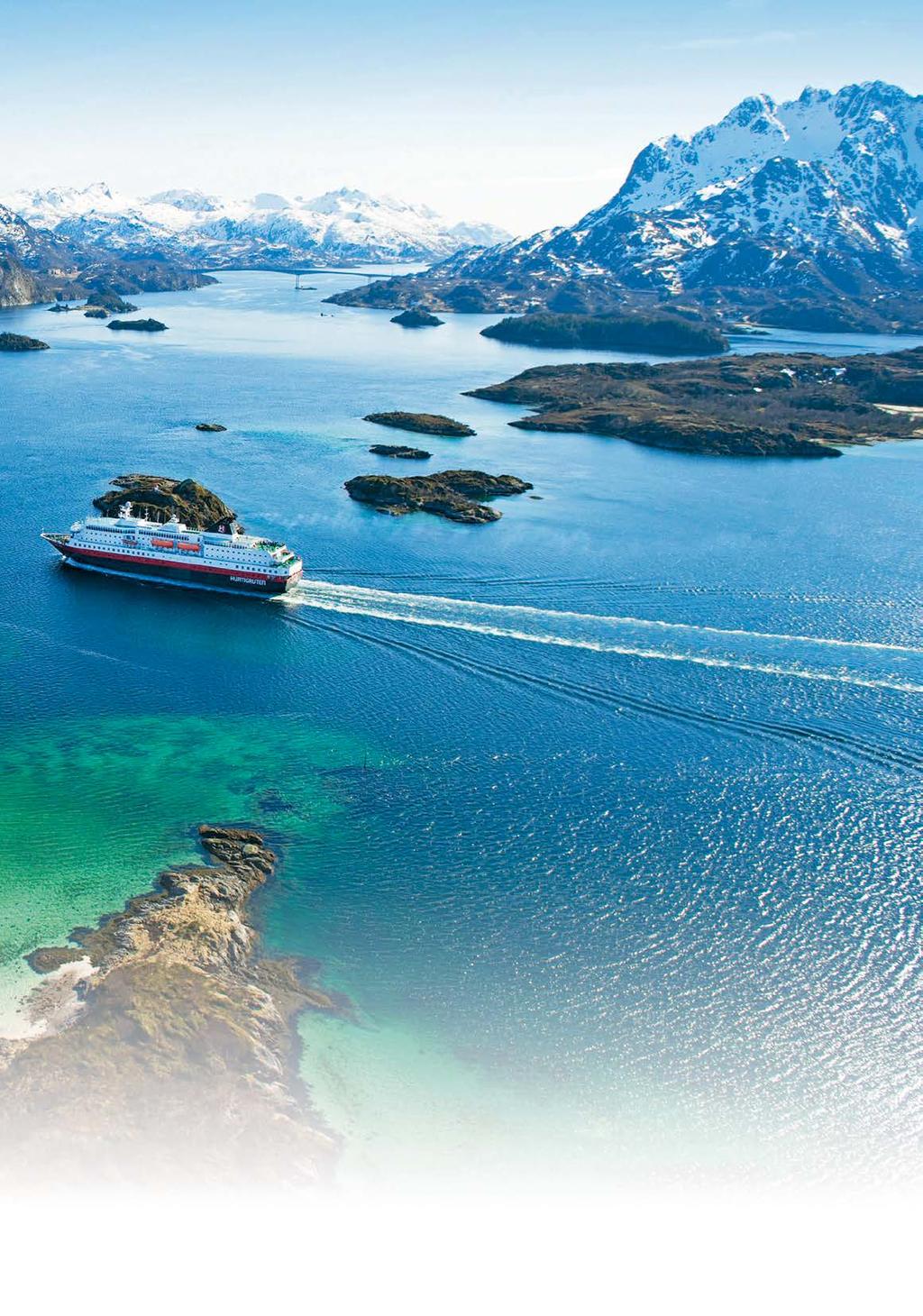 Sail through small fjords and inlets for a closer experience INCLUDED SELECT PLATINUM Free choice of route and ship 25% Early Bird discount Optional booking 5% 1893 Ambassador loyalty discount Child