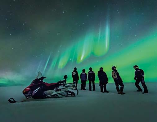 day. Longyearbyen During this period, Aurora hunters are in their element.