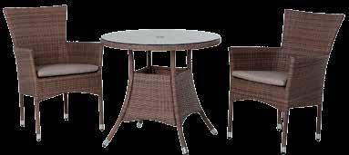 Auckland Bistro 18-097-MB & 18-097-NM Our Auckland Stackable Chairs are combined with a small