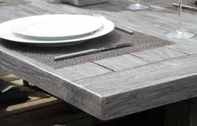 Coal 18-078-K Our teak tables are available in Natural, Grey Wash and White Wash.