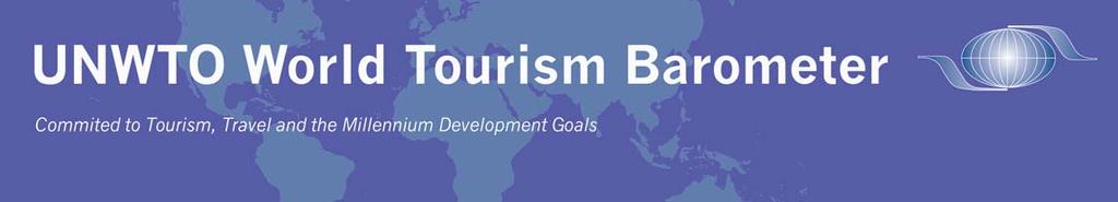 Rapid slowdown of international tourism growth As anticipated in the June issue of the UNWTO World Tourism Barometer, international tourism demand cooled significantly over the period May- August