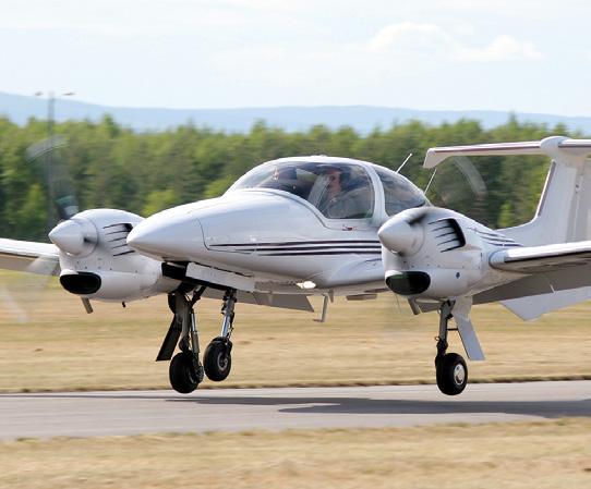 The two Diamond 42 aircraft are part of the order for new Diamond aircraft that