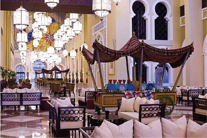 MÖVENPICK HOTEL IBN BATTUTA GATE Mövenpick Hotel Ibn Battuta Gate is a five-star luxury city hotel in Dubai that stands as a tribute to Ibn Battuta, the most famous of Arabic explorers.