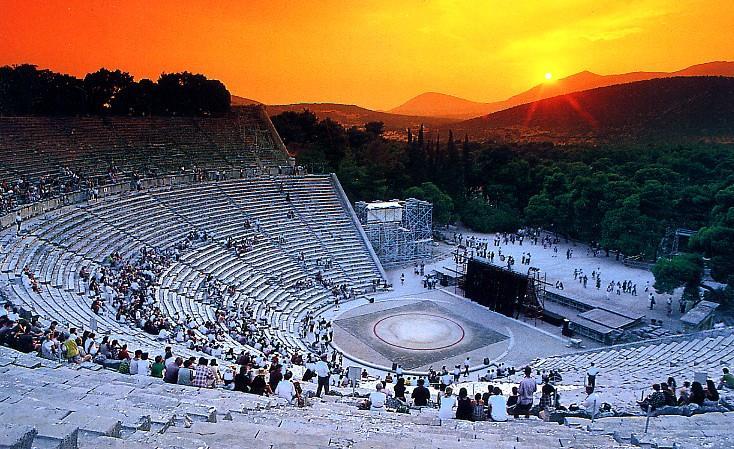 Visit Epidaurus The well-preserved ancient theater at Epidaurus, where some of the