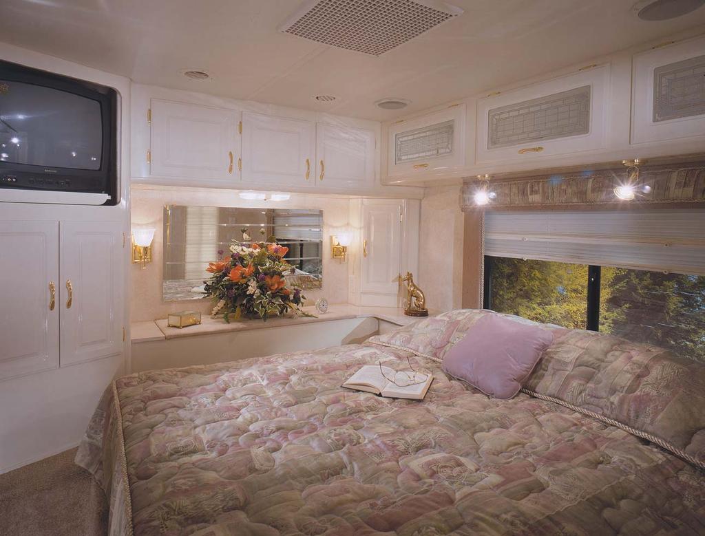 Class A Friendship Luxury Cl Spacious Bedrooms The Friendship features not only hardwood but our popular white laminated cabinetry.