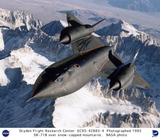 SR-71 Blackbird High-altitude, high-speed