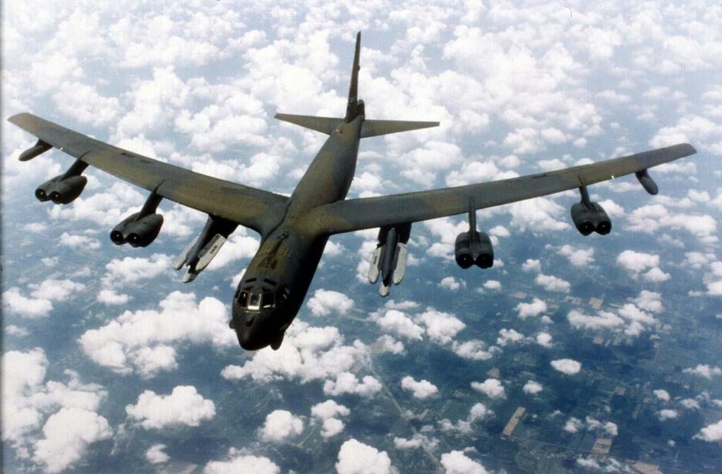B-52 Stratofortress Eight engine, long range