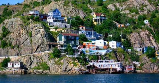 comfortable lodging with a panoramic view of the Labrador Sea.