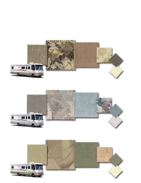 2001 PACE ARROW INTERIOR FABRICS Your motor home takes you to new adventures every day.
