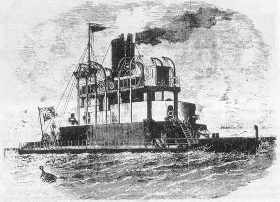 Reed's design. 'Captain was laid down on 30th January, 1867 and completed in January 1870, while 'Monarch' laid down on 1st June, 1866 was completed on 12th June, 1869.