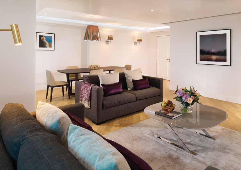 The Presidential Suite The Presidential Suite comprises an immaculately designed lounge/dining area (with