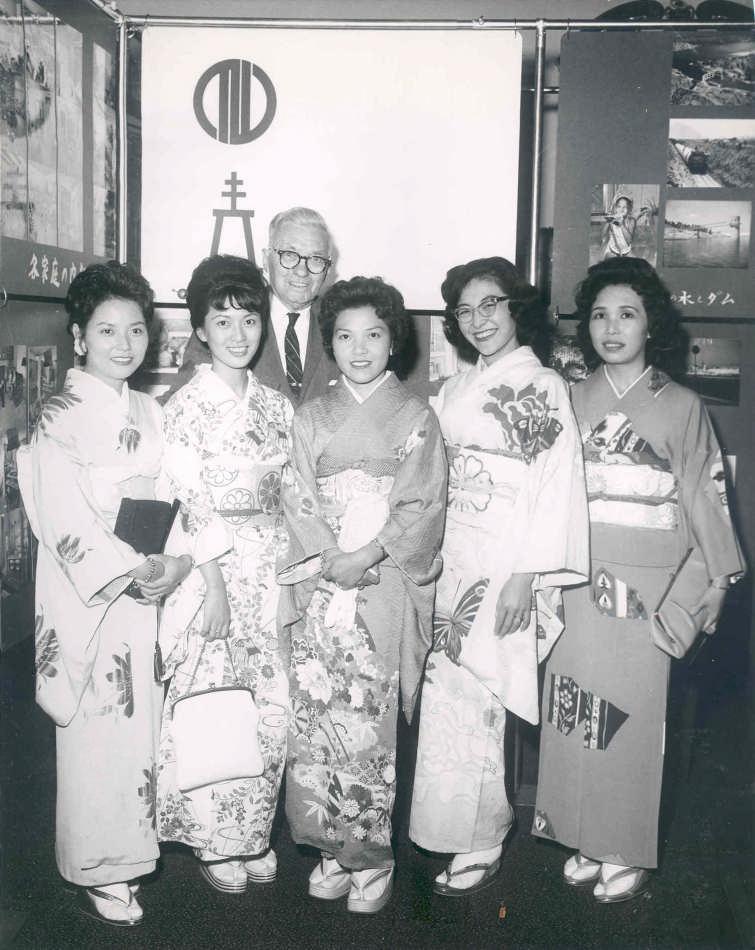 Achievement: 10/1959 Riverside sends delegation to Sendai, led by Mayor E. V.