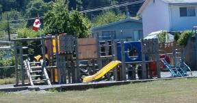 0.676 acres Playground Equipment Swings Slides Teeter Totter