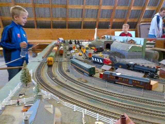 The Model Railroad at Carp Fair a world in action in miniature Currently a work in progress, Brian