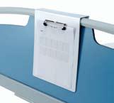 You can choose between 2 different models. The bed pan holder can be easily attached to the bed panel.