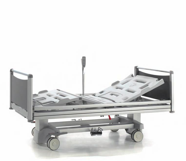 02 03 ARON+ 13 01 hospital bed 12 11 10 09 08 07 06 01. MATTRESS PLATFORM For a comfortable lying position The standard version is equipped with 4 synthetic mattress platform sections.