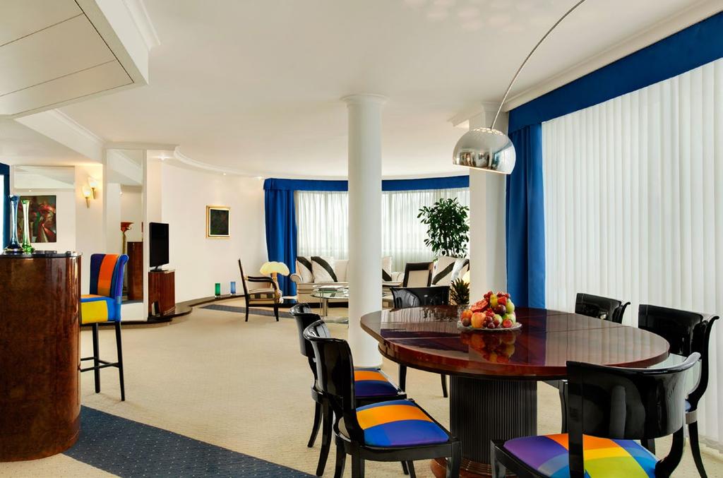 Presidential Suite Deák Suite #960, 172 sqm The presidential suite is named after the Hungarian statesman and Minister of Justice, Ferenc Deák. He was known as The Wise Man of the Nation.