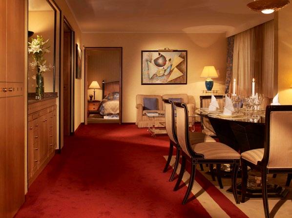 5 Corvinus Collection Suites Erzsébet Suite Suite #700, 95 sqm This luxury suite is named after the beloved Queen of