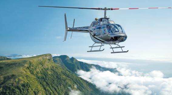 SCENIC HELICOPTER FLIGHTS CASCADES SCENIC FLIGHT Duration of Excursion: 45 minutes HIGHLIGHTS Follow the meandering Sabie River Valley along the edge of the Escarpment.