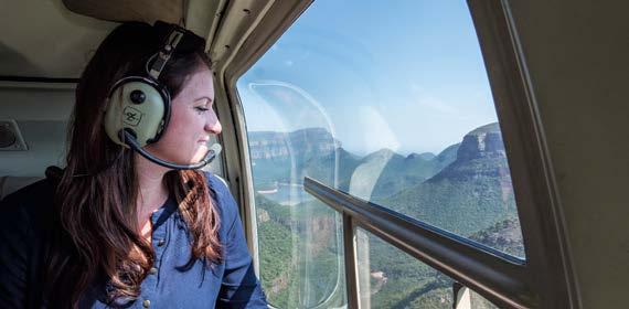 SCENIC HELICOPTER FLIGHTS CASCADES & CANYON DELIGHT Duration of Excursion: 1 hour HIGHLIGHTS Explore the Lisbon, Berlin, Forest, Cascades and Mac Mac Falls.