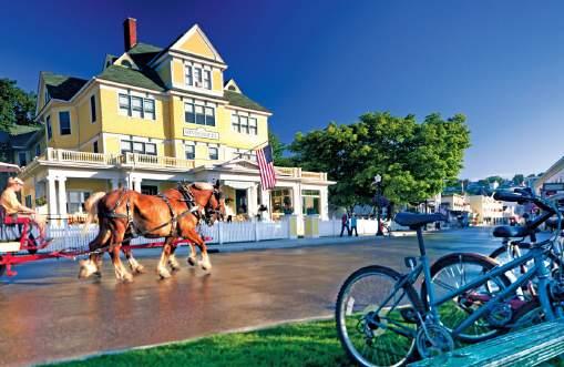 Relax in the crown jewel of Mackinac Island, The Grand Hotel, and so much more!