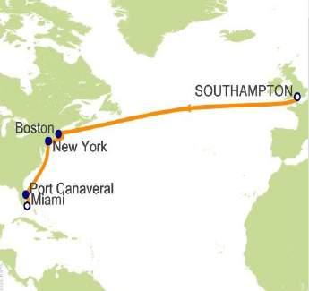 22 Day Port Arrive Depart 1 Tampa, Florida 4:00 PM 2 Havana, Cuba 2:00 PM 3 Havana, Cuba 4:00 PM 4