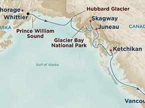 followed by a 7 Night Cruise from Anchorage to Skagway, Juneau,