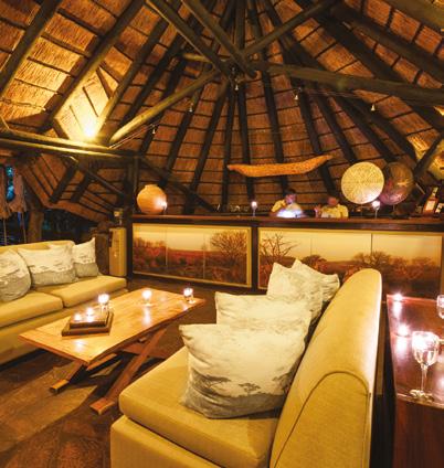 Large, comfortable walk-in tents with views across to a prolific waterhole are evocative of this classic African safari.