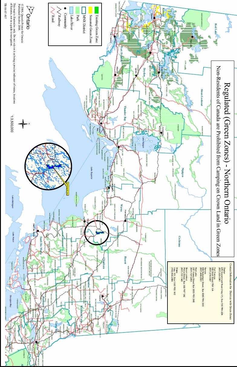 5 of 5 Appendix A Map of Regulated Green Zones N.B. This map is for reference only.