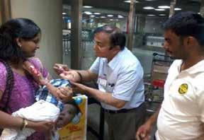 GVK MIAL has been actively participating in all Pulse Polio immunization drives since 2010 and immunized more than 5000 children travelling though GVK CSIA till date.