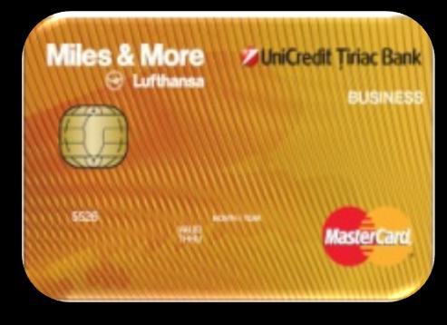 Portofoliul de Carduri Co-brand Primul program de loializare in parteneriat cu Lufthansa la fiecare 4 RON
