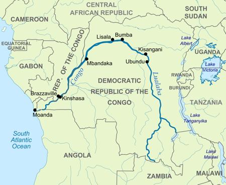 CONGO RIVER Located in